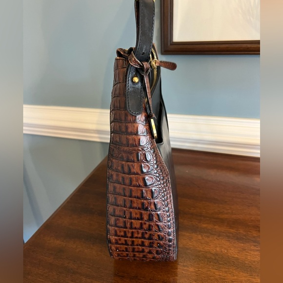 BRAHMIN! Elegant Black and Brown Women's Bag - Picture 4 of 7